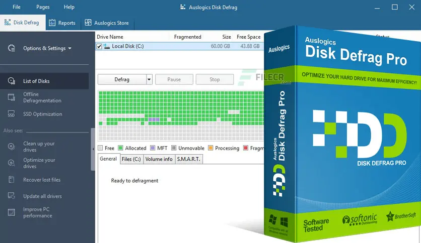 Auslogics Disk Defrag Pro 2025