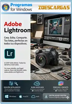 Adobe Photoshop Lightroom 2025 Español Full Gratuito [Mega] ✅